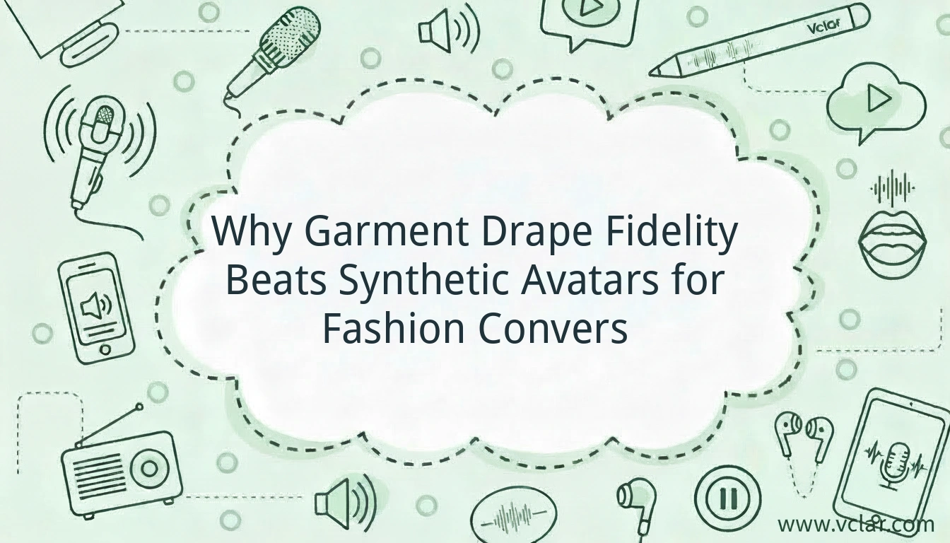 Why Garment Drape Fidelity Beats Synthetic Avatars for Fashion Conversion