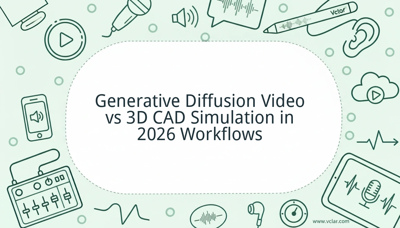 Generative Diffusion Video vs 3D CAD Simulation in 2026 Workflows