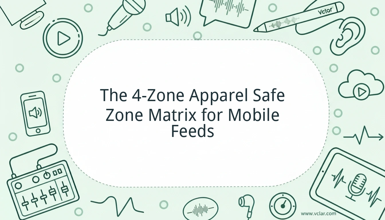 The 4-Zone Apparel Safe Zone Matrix for Mobile Feeds
