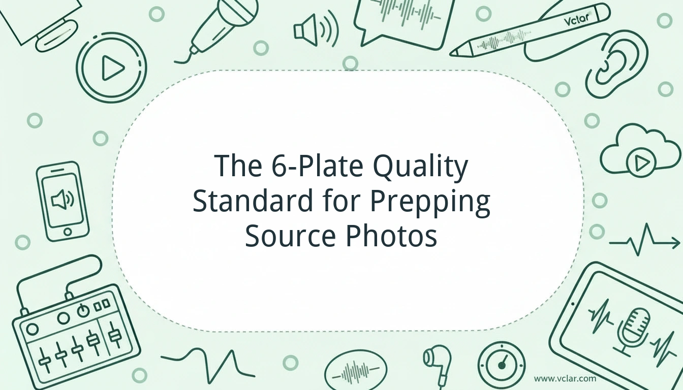 The 6-Plate Quality Standard for Prepping Source Photos