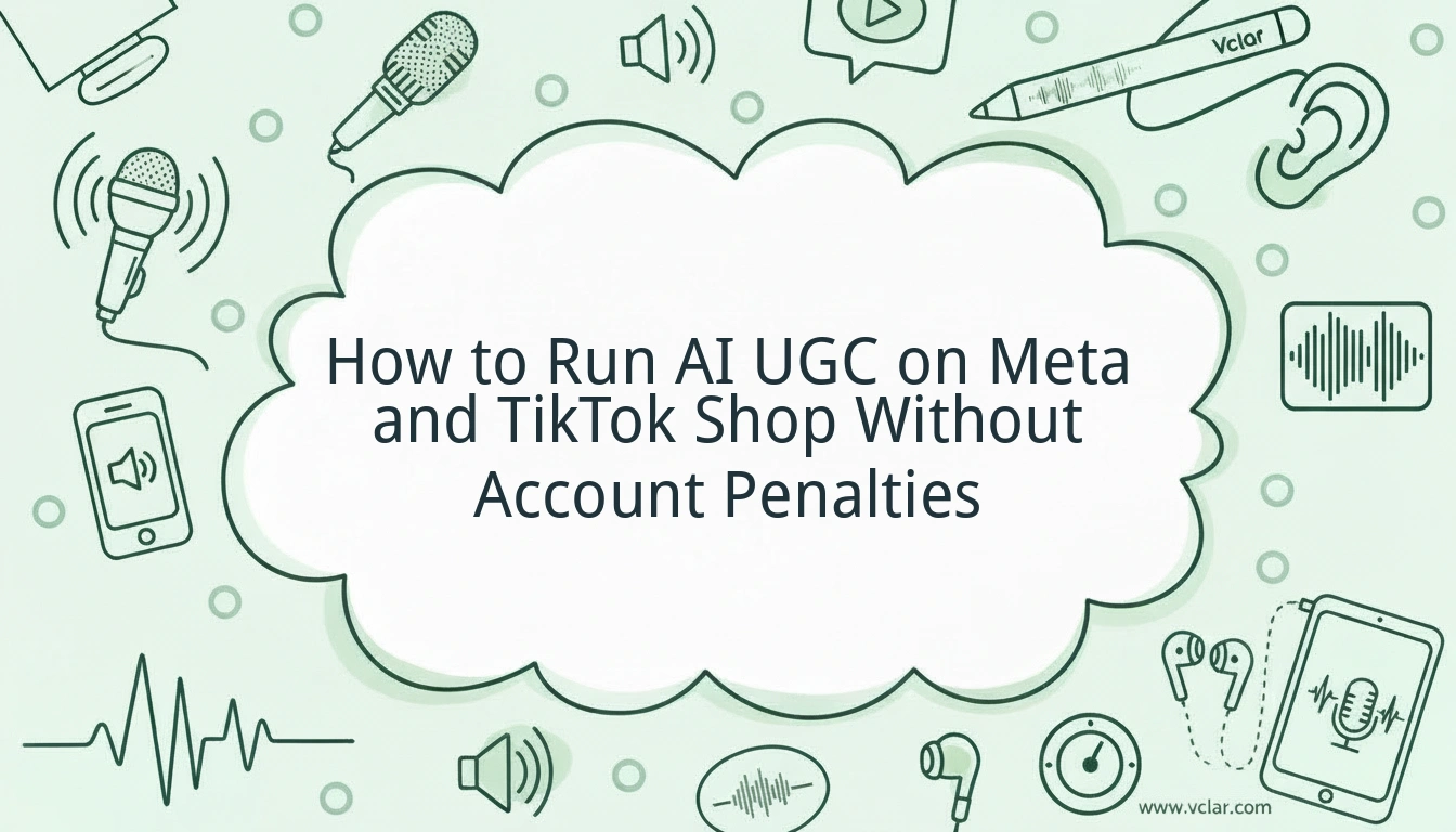 How to Run AI UGC on Meta and TikTok Shop Without Account Penalties