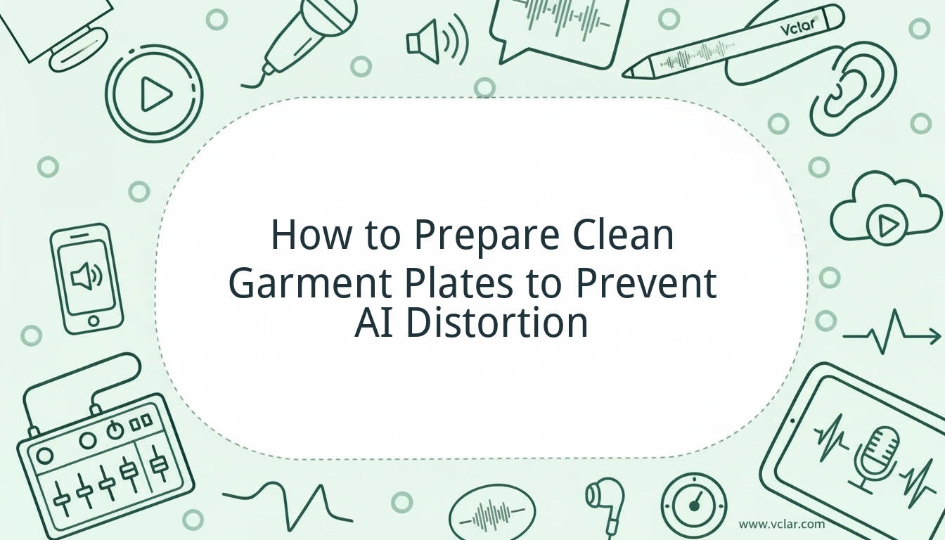 How to Prepare Clean Garment Plates to Prevent AI Distortion