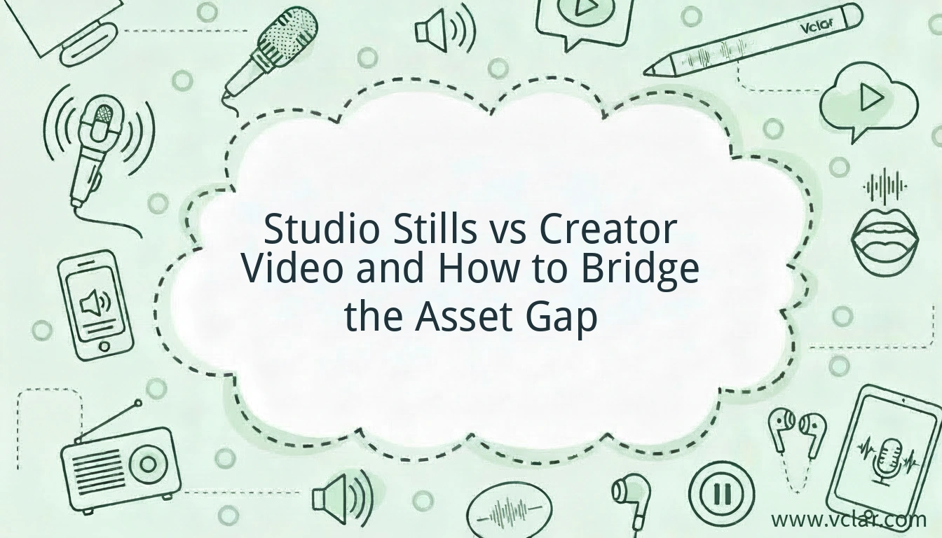 Studio Stills vs Creator Video and How to Bridge the Asset Gap