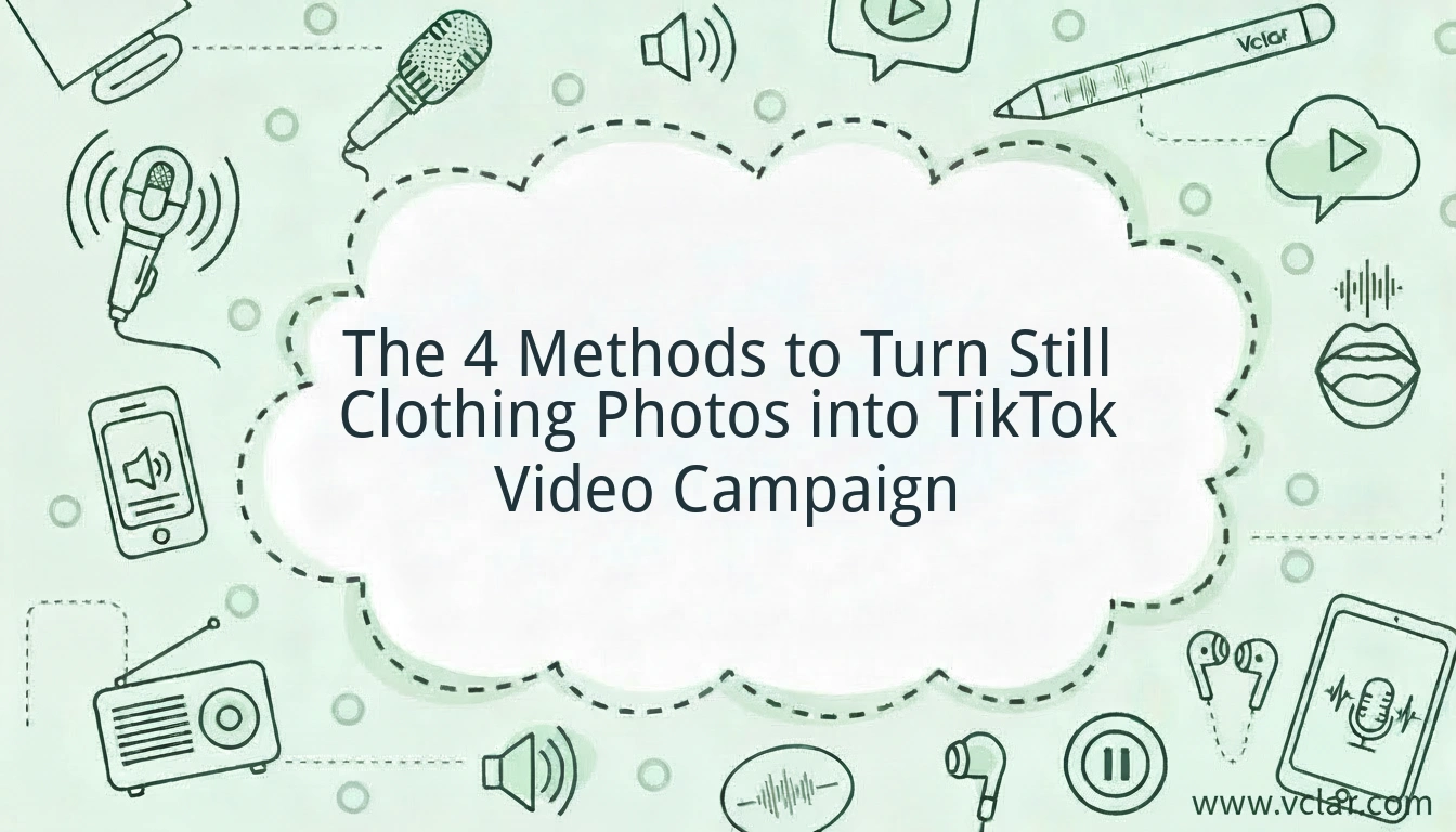 The 4 Methods to Turn Still Clothing Photos into TikTok Video Campaigns Fast