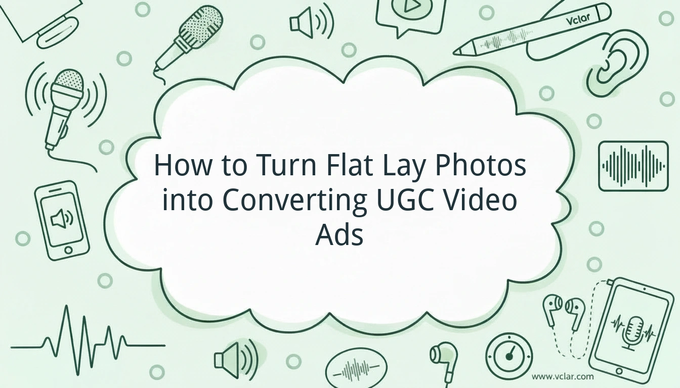 How to Turn Flat Lay Photos into Converting UGC Video Ads
