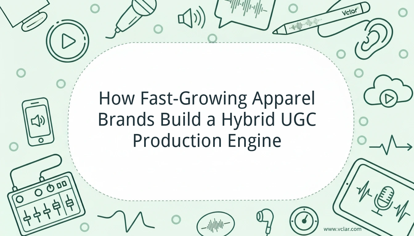 How Fast-Growing Apparel Brands Build a Hybrid UGC Production Engine