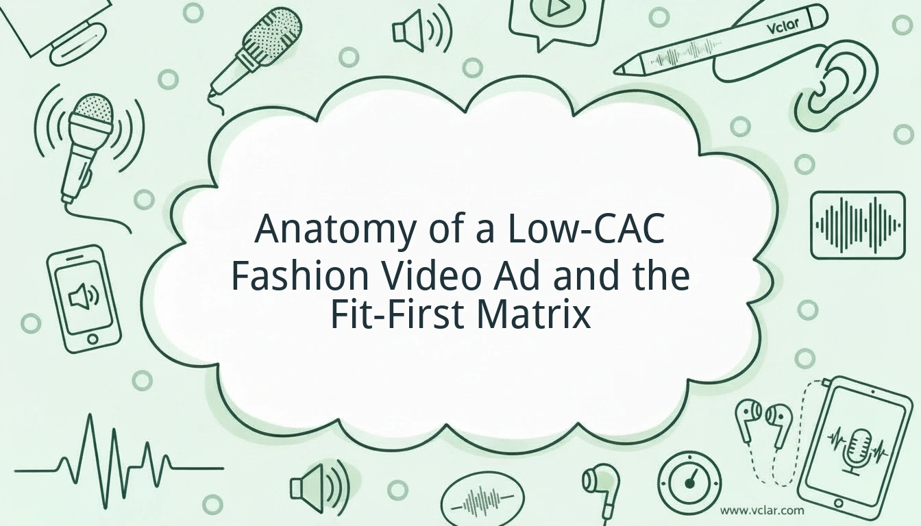 Anatomy of a Low-CAC Fashion Video Ad and the Fit-First Matrix